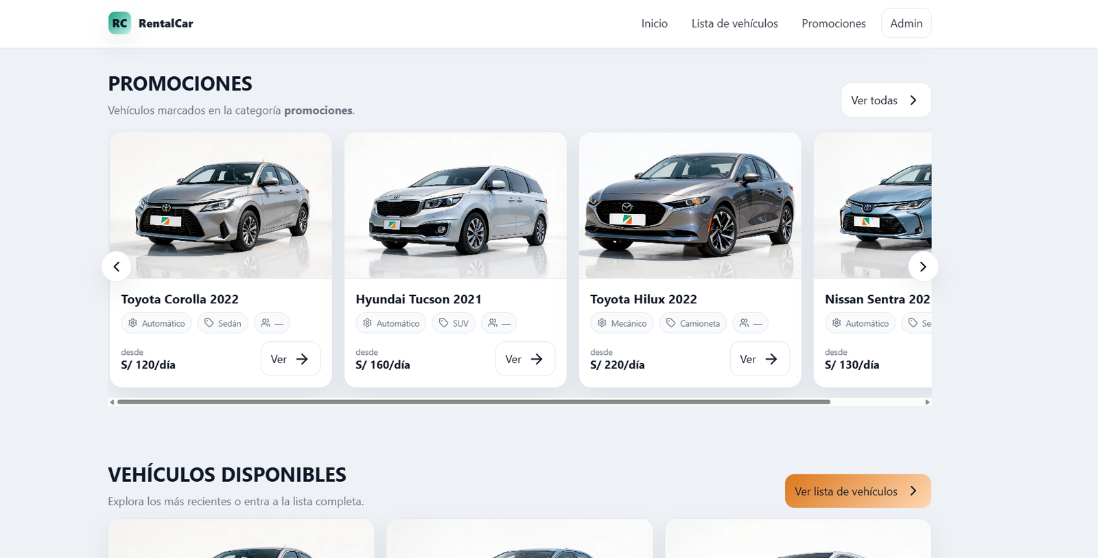 Promociones (carrusel)