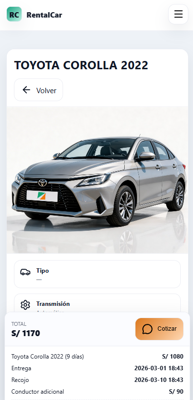 Cotización en tiempo real (móvil)